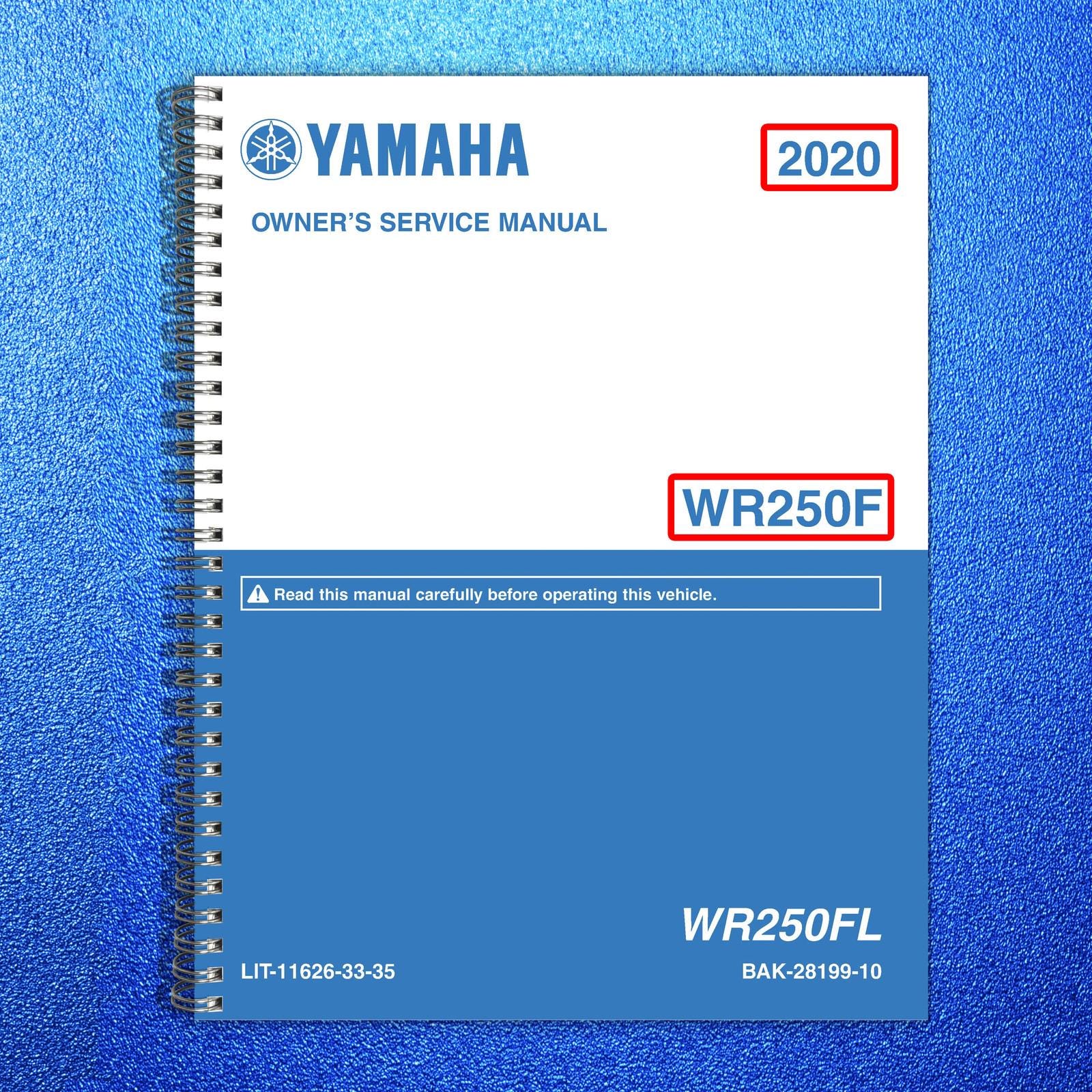 Wr250f Manual - Etsy