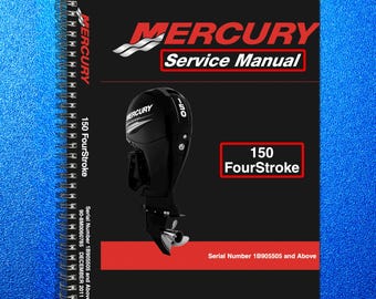 MERCURY 150 Fourstroke Service Manual - Wire Secured - Tough Jacket