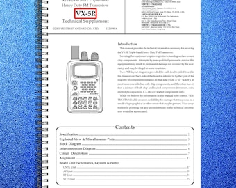 VERTEX Standard Vx-5R Triple-Band Fm Transceiver Service Manual 2003, Foldouts