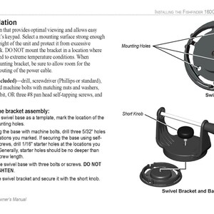 GARMIN Fishfinder 160C Color Sonar Owners Manual 2006 - Wire Bound - Covers Bild 5