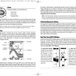 HUMMINBIRD FishFinder 585c Operations Manual - Steel Wire Bound - Tough Covers image 4