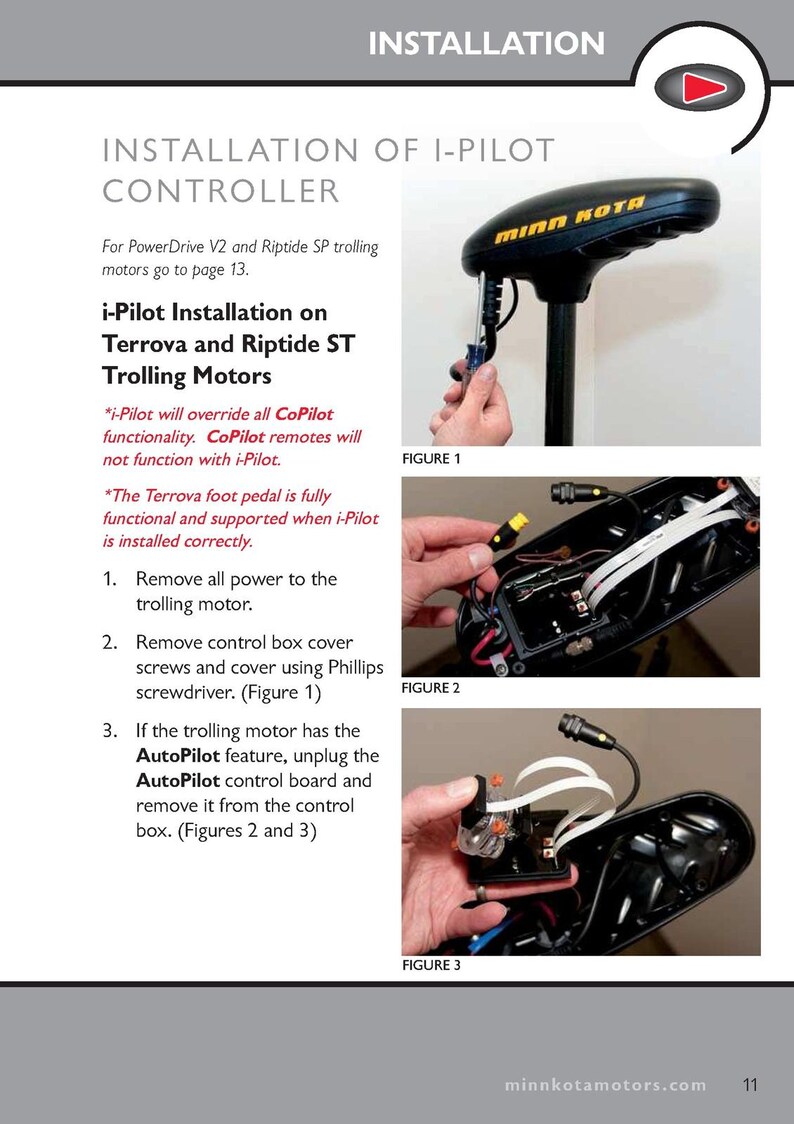 Manual del propietario del motor de arrastre MINN Kota i-Pilot 2011 - Encuadernado en espiral - Cubiertas resistentes imagen 7