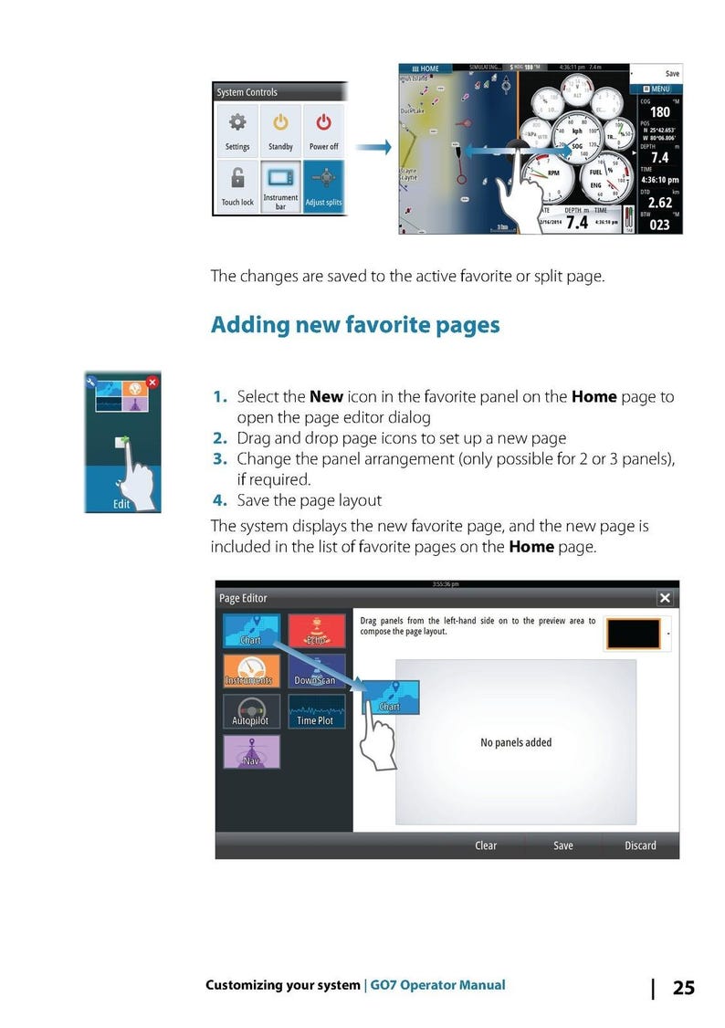 SIMRAD Go7 Fish Finder Plotter Operator Manual - Loop Binder - Tough Covers immagine 13