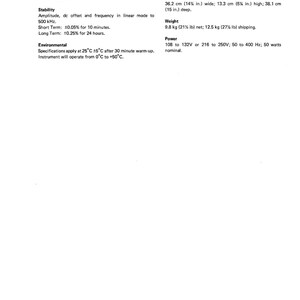 WAVETEK Model 166 Function Generator Instruction Manual - Bound,Covers, Foldouts image 7