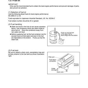 KOMATSU Yanmar 3D82AE 4D88E S4D106 And More Diesel Engine Shop Manual, Foldouts image 20