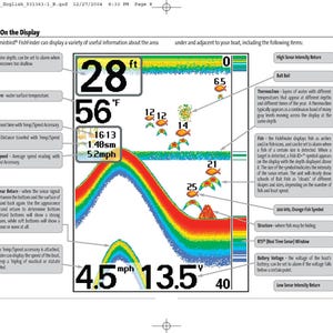 HUMMINBIRD FishFinder 585c Operations Manual - Steel Wire Bound - Tough Covers image 3