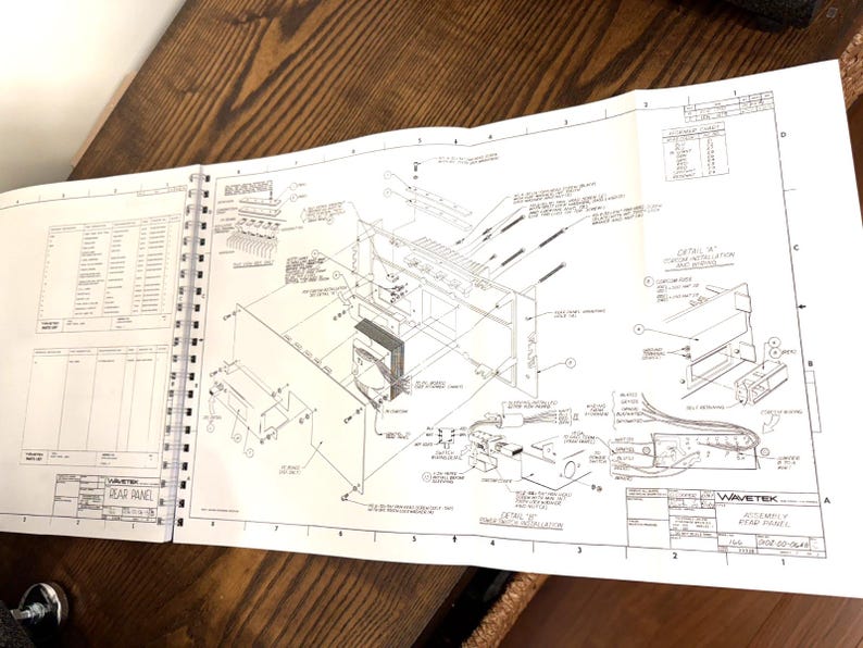 WAVETEK Model 166 Function Generator Instruction Manual - Bound,Covers, Foldouts image 2