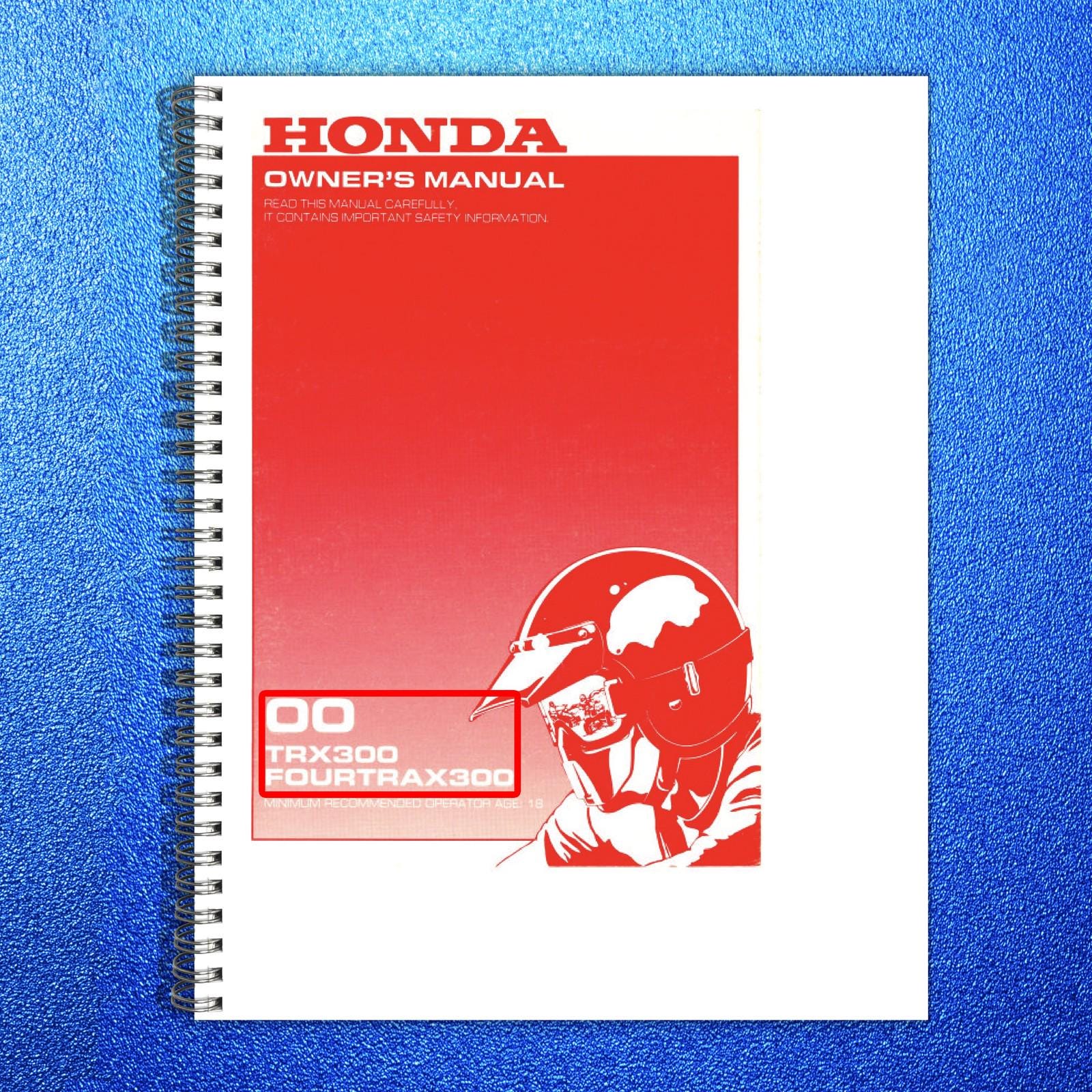 HONDA Fourtrax 300EX サービスマニュアル HONDA Fourtrax 300EX