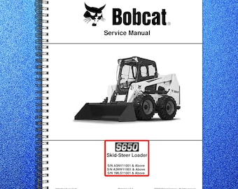 BOBCAT S650 Skid Steer Loader Service Manual Sn A3Nv11001 Up 2018, Foldouts