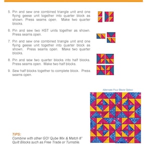Qube Pattern ACCUQUILT Go Qube 8
