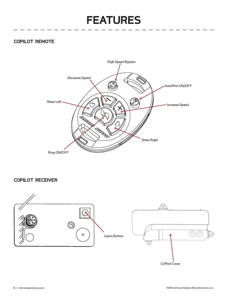 MINN Kota Riptide Terrova 112 CoPilot Trolling Motor User Manual - Wire Bound image 4
