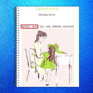Sears Kenmore 1941 Sewing Machine Instructions User Guide Manual COLOR Bild 1