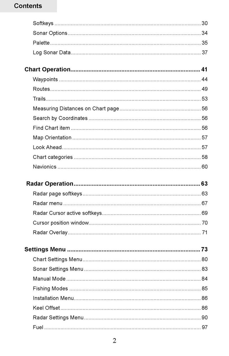 LOWRANCE Hds-8 Hds-10 Fish Finding Sonar And Gps Operations Manual - Wire Bound image 3