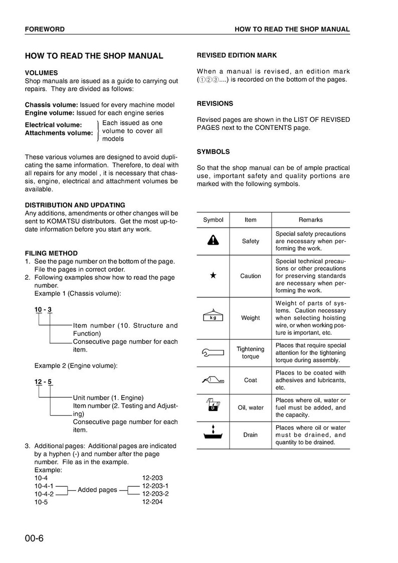 KOMATSU Pc228US-3 Pc228USLC-3 Sn 30001 Up Shop Manual, Bound, Covers, Foldouts afbeelding 5