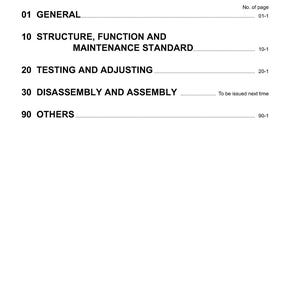 KOMATSU Pc228US-3 Pc228USLC-3 Sn 30001 Up Shop Manual, Bound, Covers, Foldouts afbeelding 2