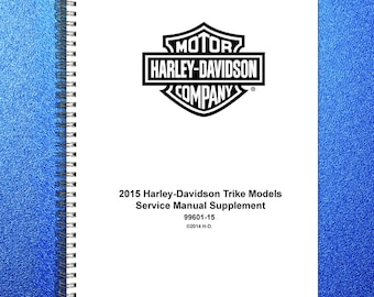 HARLEY Davidson Trike Models Service Manual Supplement 2015, Foldouts
