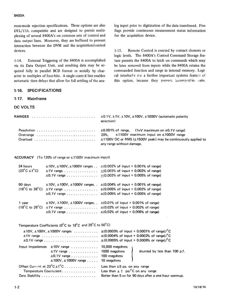 Manual de instrucciones del voltímetro digital FLUKE 8400A - Bobina fija - Cubiertas resistentes imagen 13