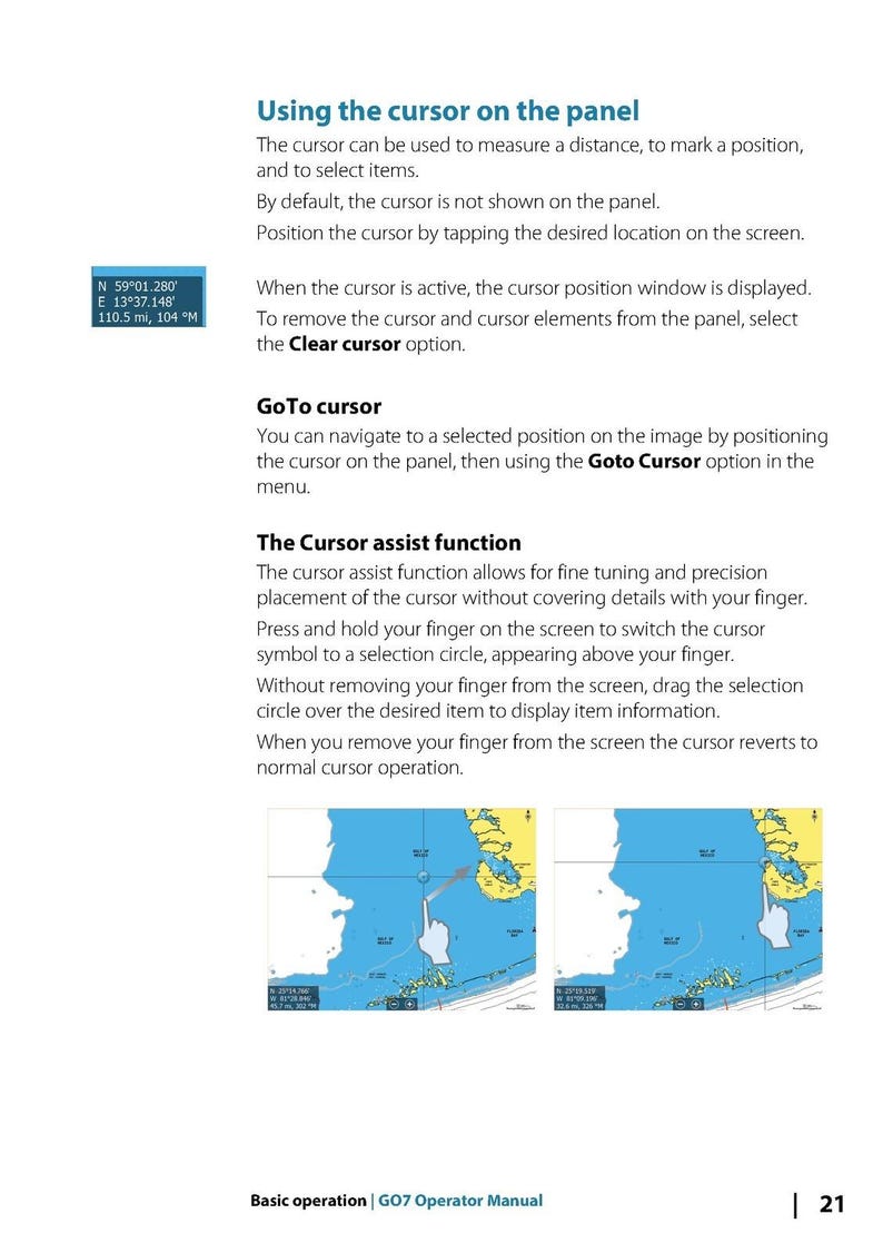 SIMRAD Go7 Fish Finder Plotter Operator Manual - Loop Binder - Tough Covers immagine 12