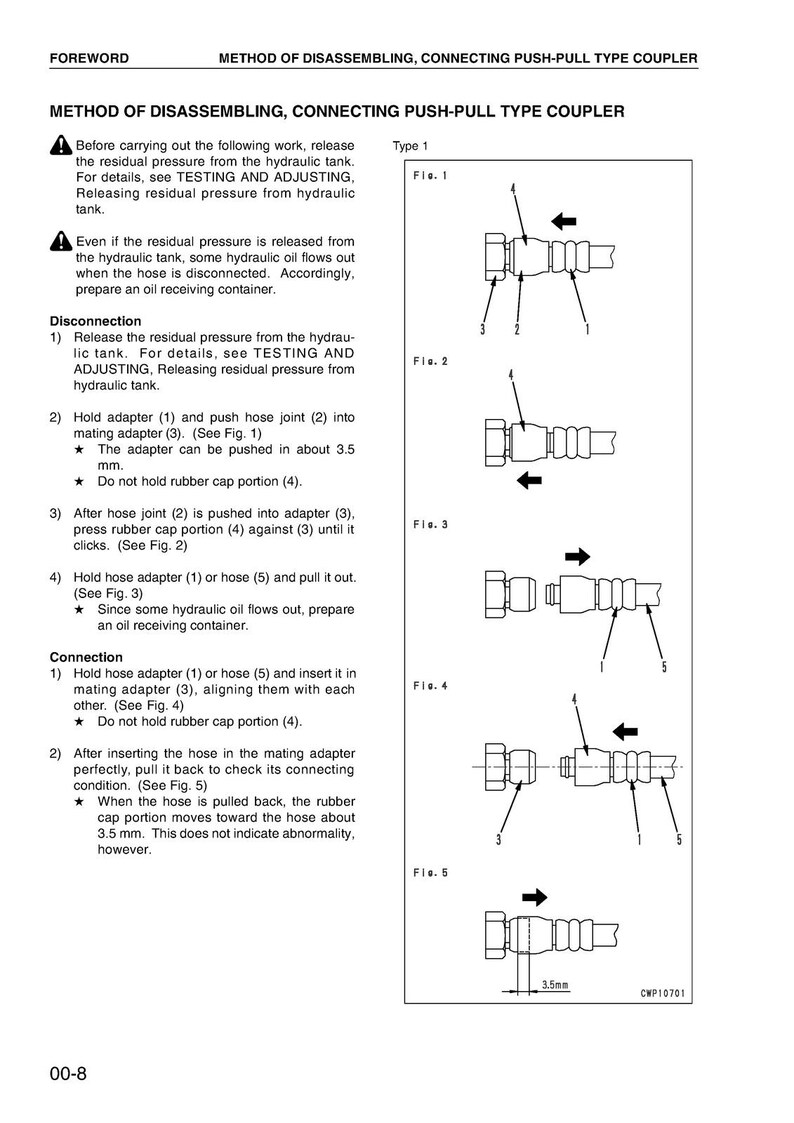 KOMATSU Pc228US-3 Pc228USLC-3 Sn 30001 Up Shop Manual, Bound, Covers, Foldouts afbeelding 7