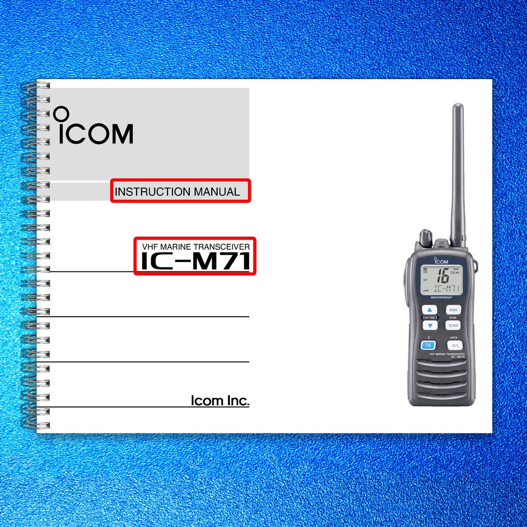 Icom R 71 Manual ICOM Ic-m71 Marine Transceiver Instruction Manual - Loop Closure ...