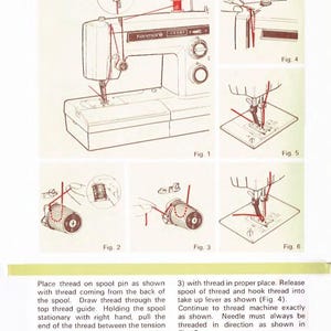 Sears Kenmore 1941 Sewing Machine Instructions User Guide Manual COLOR Bild 6
