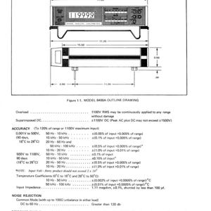 Manual de instrucciones del voltímetro digital FLUKE 8400A - Bobina fija - Cubiertas resistentes imagen 15