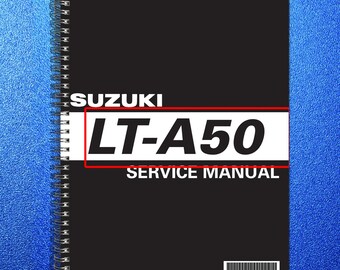 SUZUKI Lt-A50 Service Manual 2 - Steel Wire Bound - Protective Covers
