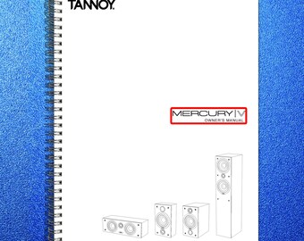 TANNOY Mercury V Owners Manual - Steel Wire Bound - Protective Covers