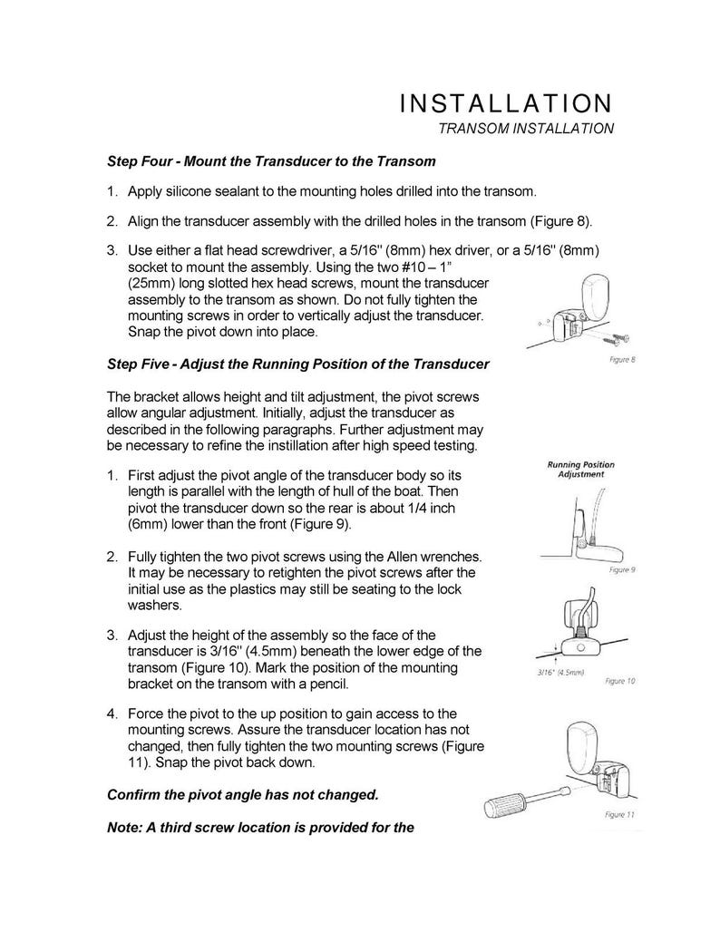 HUMMINBIRD Fishfinder Installation Preparation Manual - Wire Bound - Covers image 4