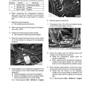 KOMATSU Pc130-7 Sn 70001 Shop Manual - Steel Wire Bound - Protective Covers image 12