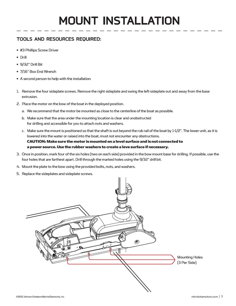 MINN Kota Riptide Terrova 80 CoPilot Trolling Motor User Manual - Wire Bound bild 5