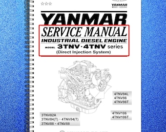 YANMAR 3TNV 4TNV Series Dir Inj Diesel Engine Service Manual, Foldouts