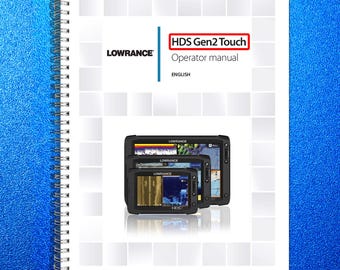 LOWRANCE Hds Gen2 Touch Gps User Manual Operation Guide Durable Loop Binding