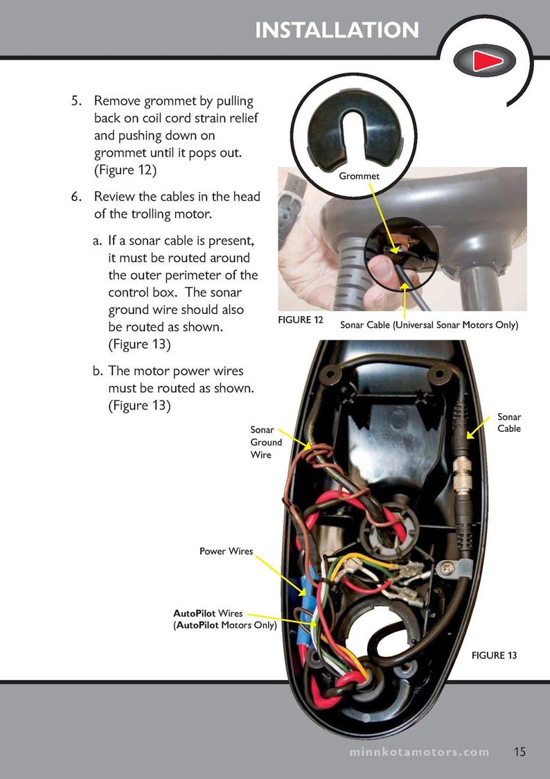 Manual del propietario del motor de arrastre MINN Kota i-Pilot 2011 - Encuadernado en espiral - Cubiertas resistentes imagen 8