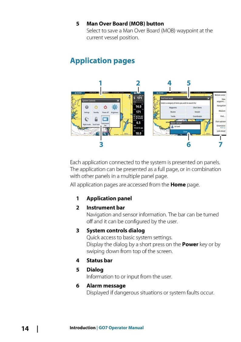 SIMRAD Go7 Fish Finder Plotter Operator Manual - Loop Binder - Tough Covers immagine 7
