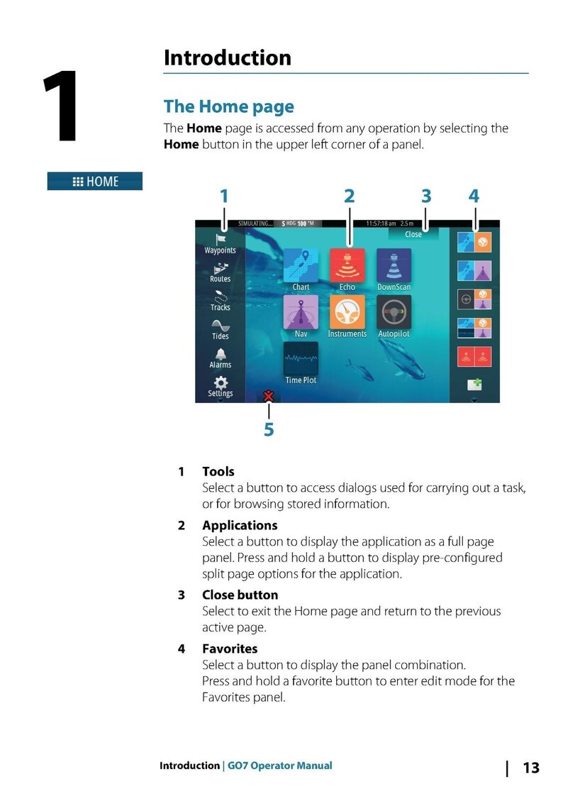 SIMRAD Go7 Fish Finder Plotter Operator Manual - Loop Binder - Tough Covers immagine 6