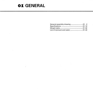 KOMATSU Pc27MRX-1 30 35 40 Pc45MRX-1 Shop Manual - Bound - Covers - Xl Foldouts image 8