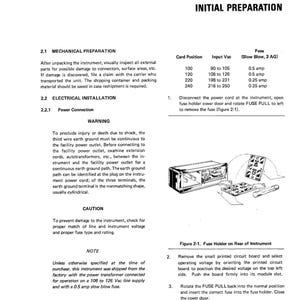 WAVETEK Model 166 Function Generator Instruction Manual - Bound,Covers, Foldouts image 8