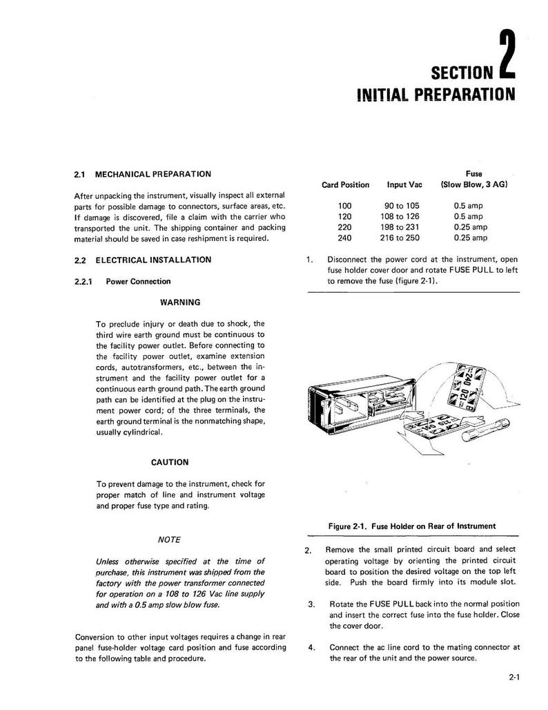 WAVETEK Model 166 Function Generator Instruction Manual - Bound,Covers, Foldouts image 8