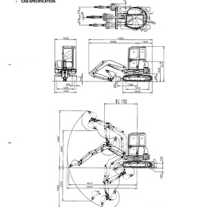 KOMATSU Pc27MRX-1 30 35 40 Pc45MRX-1 Shop Manual - Bound - Covers - Xl Foldouts image 10