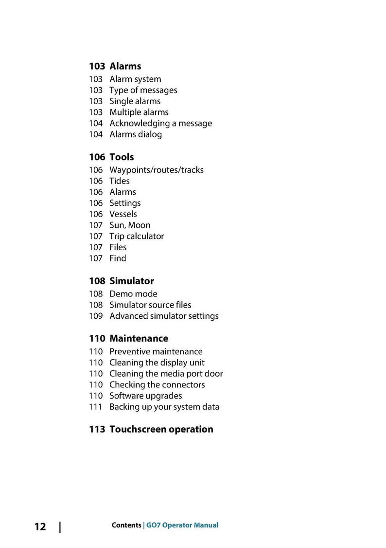 SIMRAD Go7 Fish Finder Plotter Operator Manual - Loop Binder - Tough Covers immagine 5