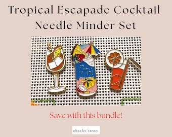 Tropical Escapade Cocktail Needle Minders Set