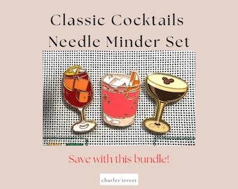 Classic Cocktails Needle Minders Set