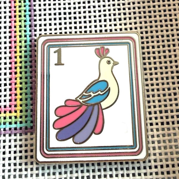 Bird Bam Mahjong Tile Needle Minder