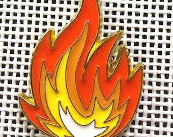 Fiery Flame Needle Minder | Fire Needle Magnet