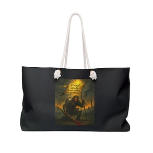 Knight of Faith Tote Bag: Christian Scripture Art, Inspirational Gift