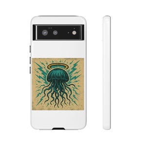 Jellyfish Phone Case - Tough Cases, Ocean Lovers Gift, Beach Vibe Aesthetic, Unique Phone Cover, Coastal Decor