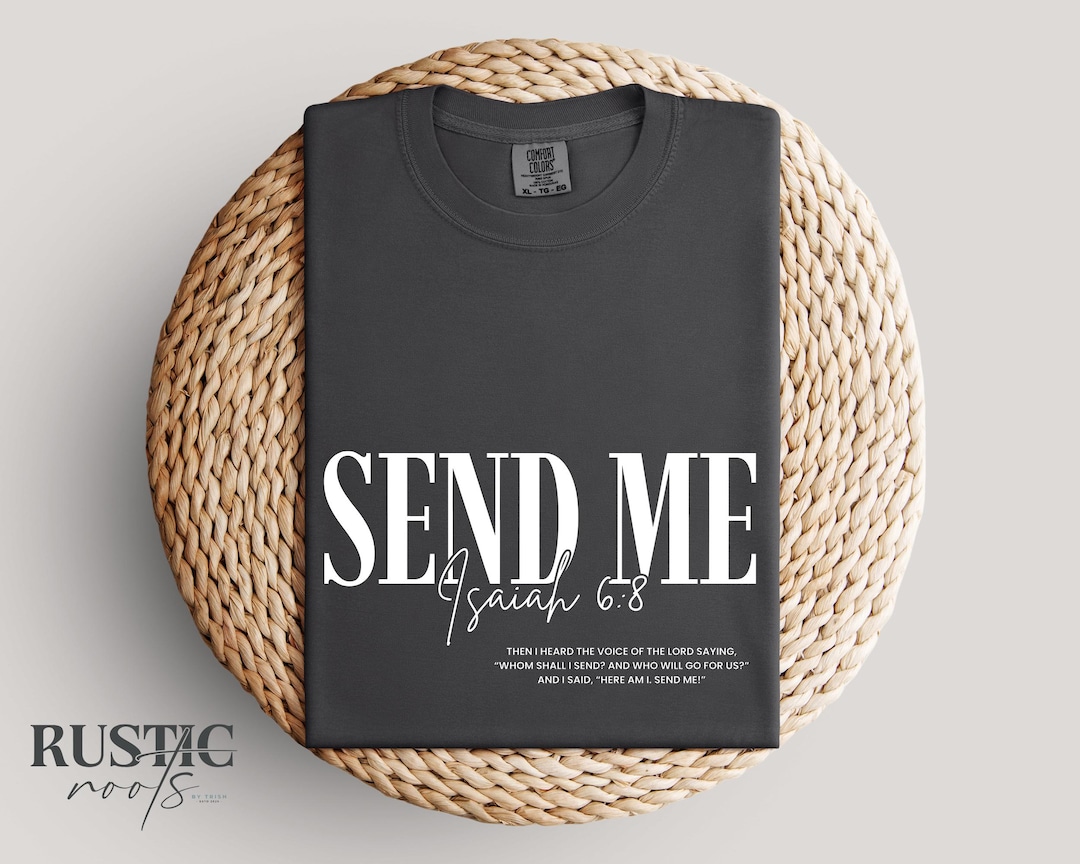 Send Me Jesus Apparel SVG PNG: Christian Shirt Design (digital Download ...