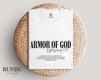 Full Armor Of God SVG PNG: Jesus Svg Png, Bible Verse Svg, Scripture Shirt Png, Bible Verse Svg, Ephesians Verse Svg, Prayer Warrior Svg