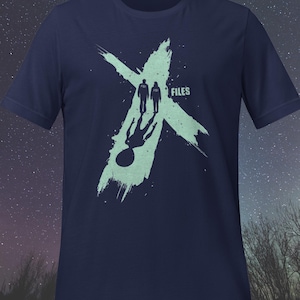 X-Files T-shirt, The XFiles Shirt, Cult 90s TV Series Shirt, Fox Mulder Dana Scully, Sci-Fi Fan Gift Idea, Vintage X-Files Sci-Fi Tee